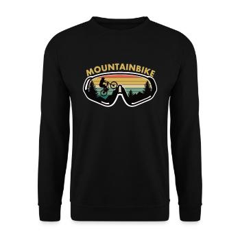 MTB - Unisex Pullover - Schwarz - Vorne - Alina (178cm) & Michal (187cm)