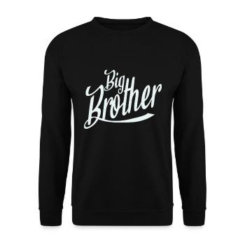 Big Brother - Unisex Pullover - Schwarz - Vorne - Alina (178cm) & Michal (187cm)