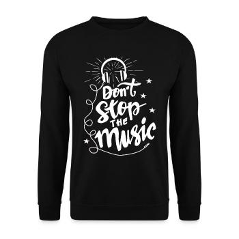 musique - Sweat-shirt Unisexe - noir - Devant - Alina (178cm) & Michal (187cm)