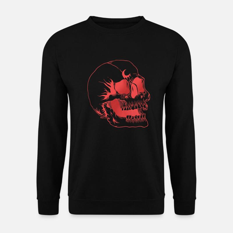 skull_rouge_shit - Unisex Sweatshirt - black