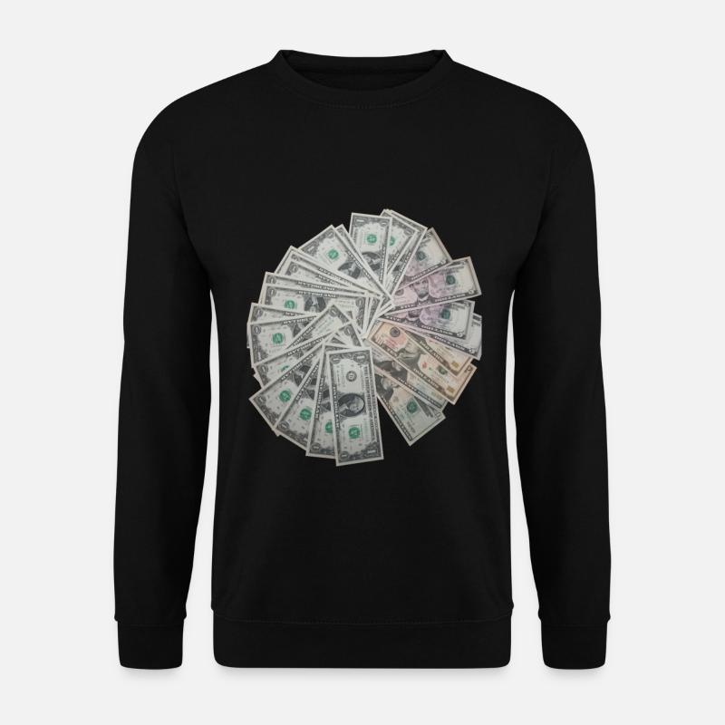 Money Geld - Unisex Pullover - Schwarz
