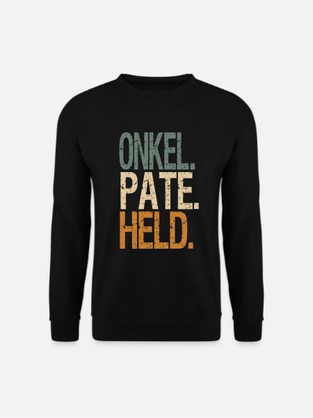 Onkel Pate Held - Unisex Pullover - Schwarz