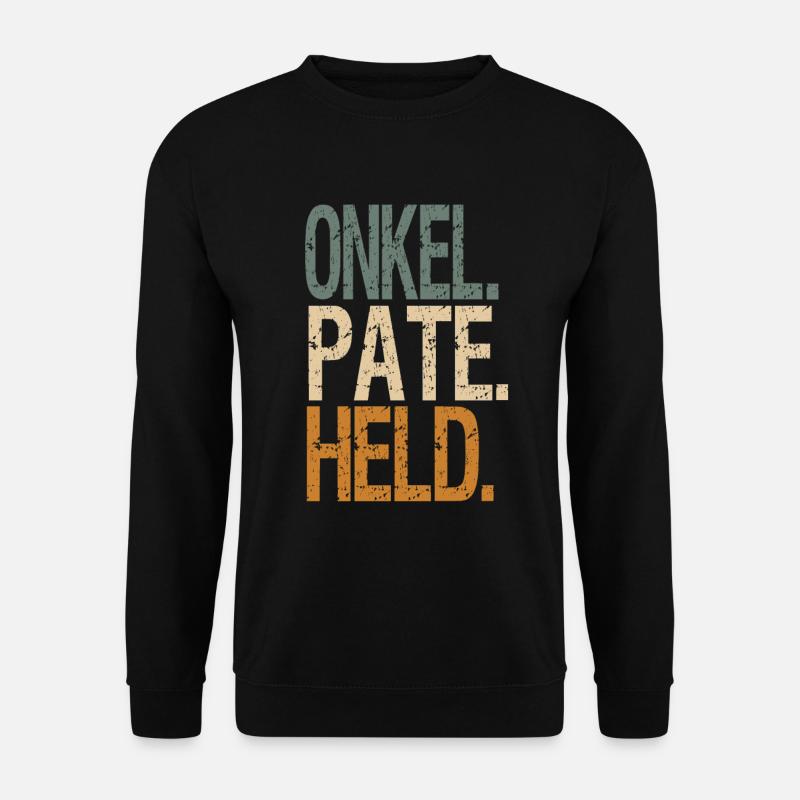 Onkel Pate Held - Unisex Pullover - Schwarz