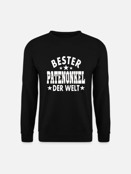 Bester Patenonkel der Welt - Unisex Pullover - Schwarz