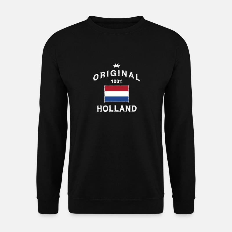 Holland Dutch flag flag - Unisex Sweatshirt - black