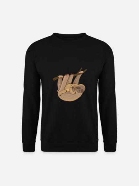 Sloth | Bestseller | - Unisex Sweatshirt - black