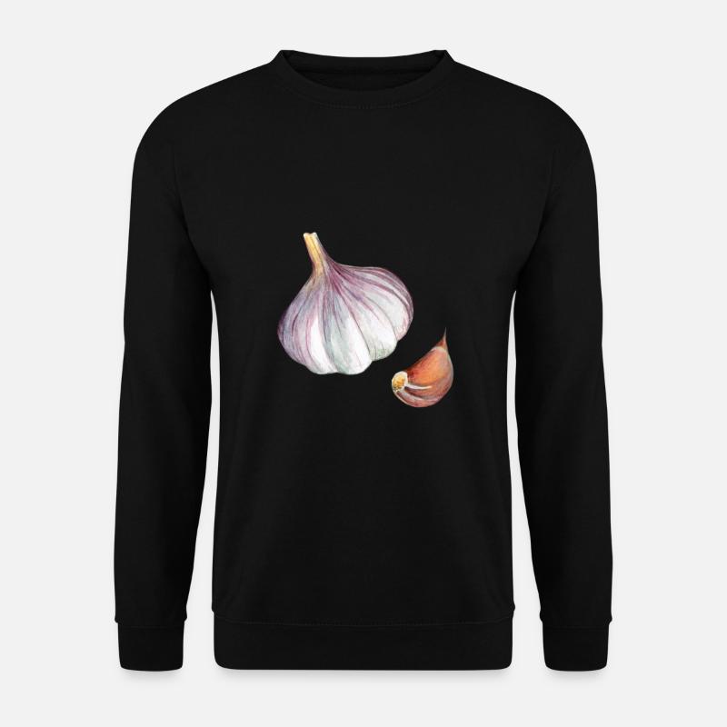 Knoblauch | Bestseller | - Unisex Pullover - Schwarz