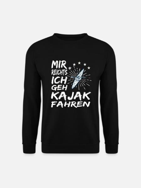 Kajak Geschenk - Unisex Pullover - Schwarz