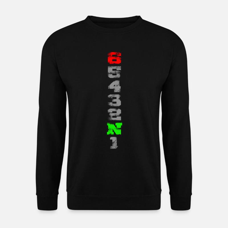 1N23456 used look - Unisex Sweatshirt - black
