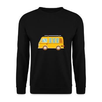 Camper - Unisex Sweatshirt - black - Front - Alina (178cm) & Michal (187cm)