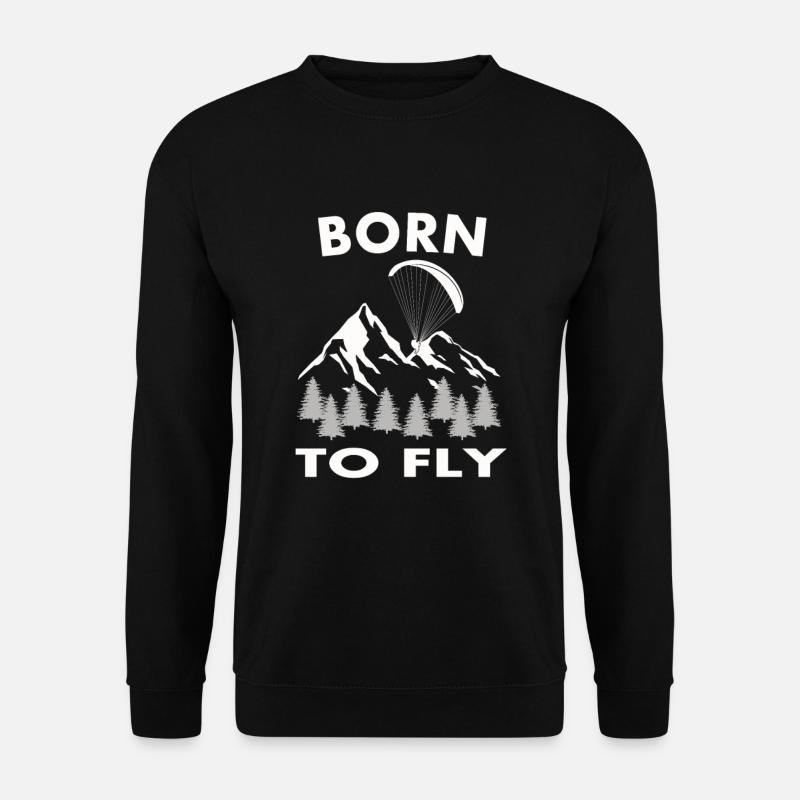 Born to Fly - Unisex Sweatshirt - black