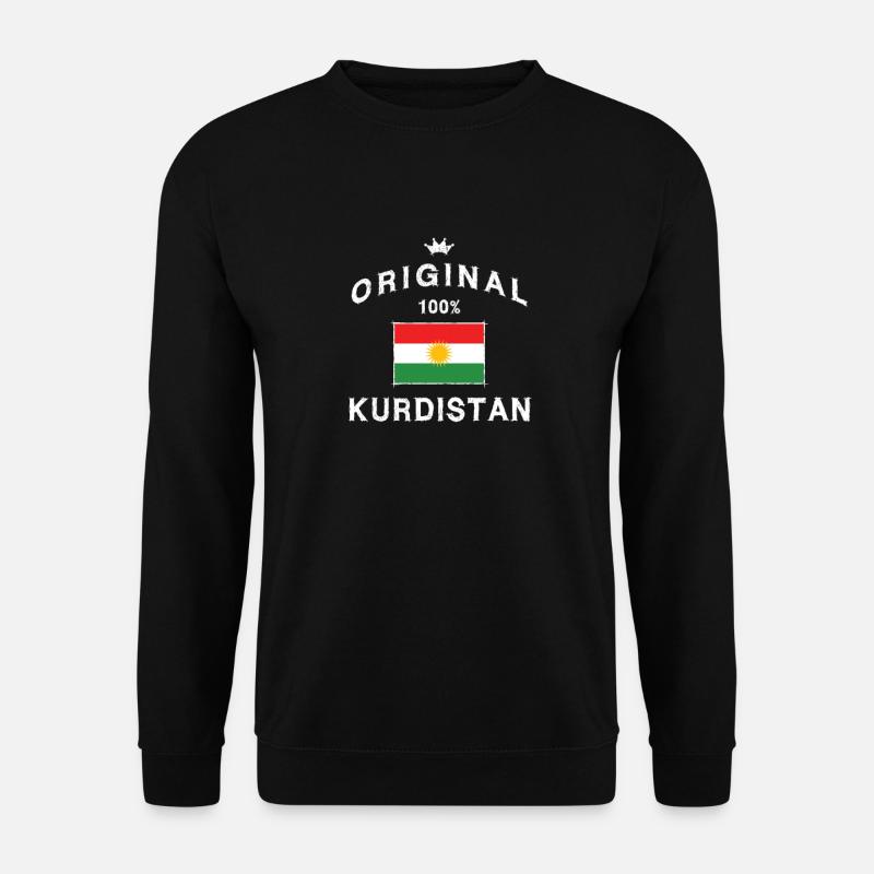 Kurdistan Kurdish flag flag - Unisex Sweatshirt - black