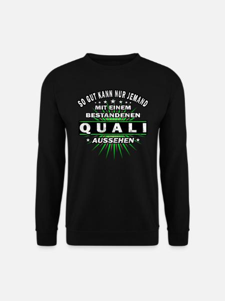 Abschlussklasse | Quali | Schulabschluss - Unisex Pullover - Schwarz