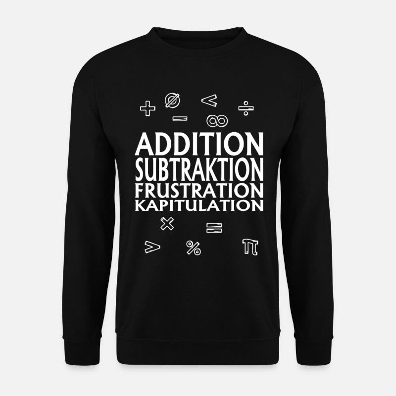 Mathematik - Unisex Pullover - Schwarz