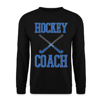 Feldhockey - Unisex Pullover - Schwarz - Vorne - Alina (178cm) & Michal (187cm)