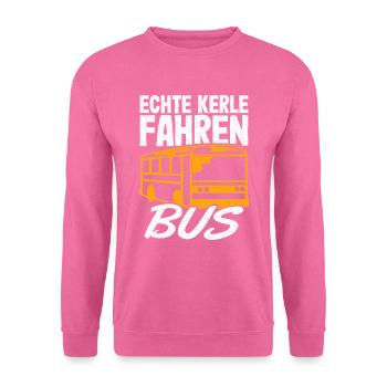 Busfahrer Bus Busfahrerin Schulbus Linienbus - Unisex Pullover - Pink - Vorne