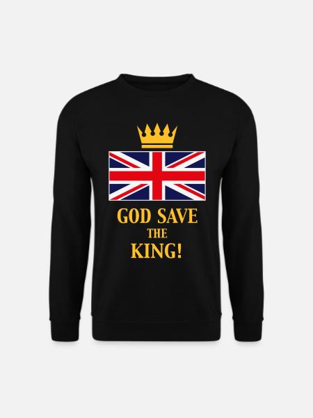 God Save The King! (England / Great Britain / 4C) - Unisex Pullover - Schwarz