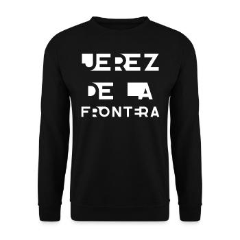 JEREZ DE LA FRONTER – Cádiz – Andalusia – Spain - Unisex Sweatshirt - black - Front - Alina (178cm) & Michal (187cm)