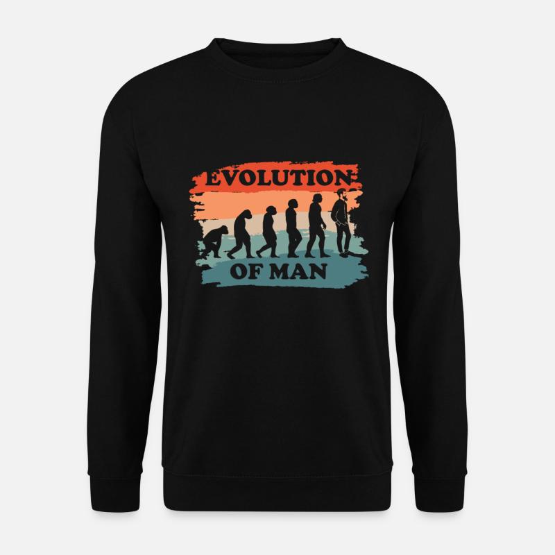 Évolution de l’homme - Sweat-shirt Unisexe - noir