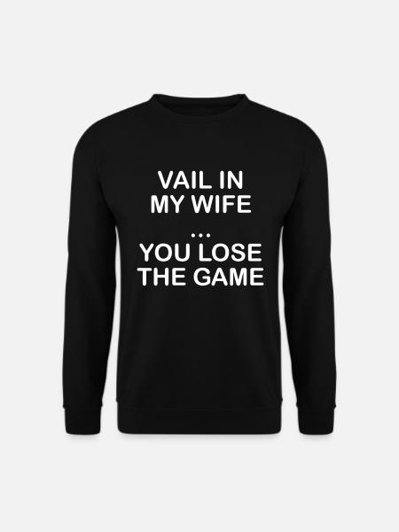 Kartenspiel Spruch Geschenkidee - Unisex Pullover - Schwarz
