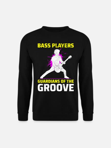 Bass Guitar Player Music Musician Bassist Funny - Unisex Sweatshirt - black