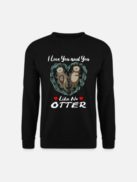 Valentinstag - Jahrestag - Verliebte Paare - Unisex Pullover - Schwarz
