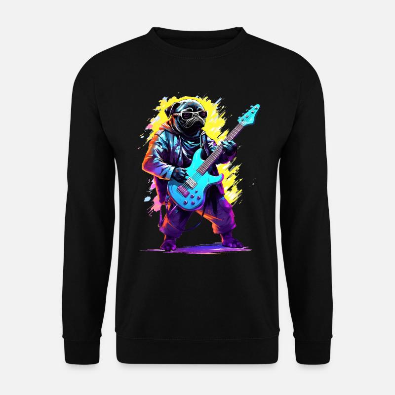 Chien de basse - Sweat-shirt Unisexe - noir