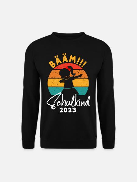 BÄÄM SCHULKIND 2023 - Unisex Pullover - Schwarz