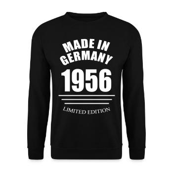 Fabriqué en Allemagne 1956 Édition limitée - Sweat-shirt Unisexe - noir - Devant - Alina (178cm) & Michal (187cm)
