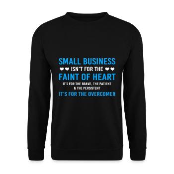 Entrepreneur Workaholic - Unisex Sweatshirt - black - Front - Alina (178cm) & Michal (187cm)