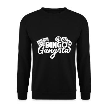 Joueur de bingo Gangsta Bingo - Sweat-shirt Unisexe - noir - Devant - Alina (178cm) & Michal (187cm)