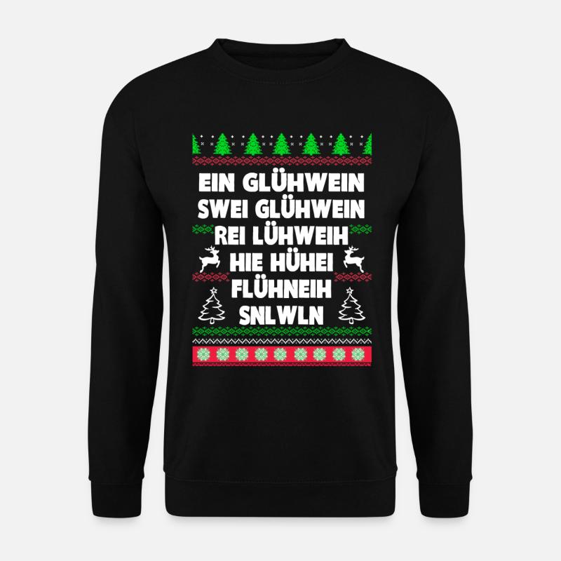 Glühwein - Unisex Pullover - Schwarz