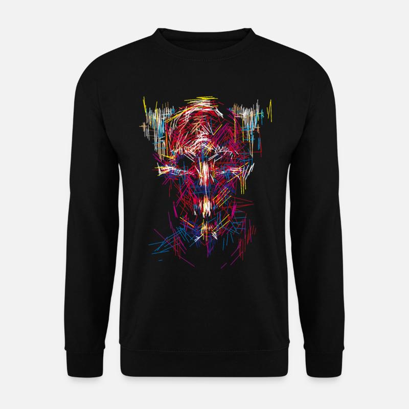 Halloween Teufel / Abstrakt - Unisex Pullover - Schwarz