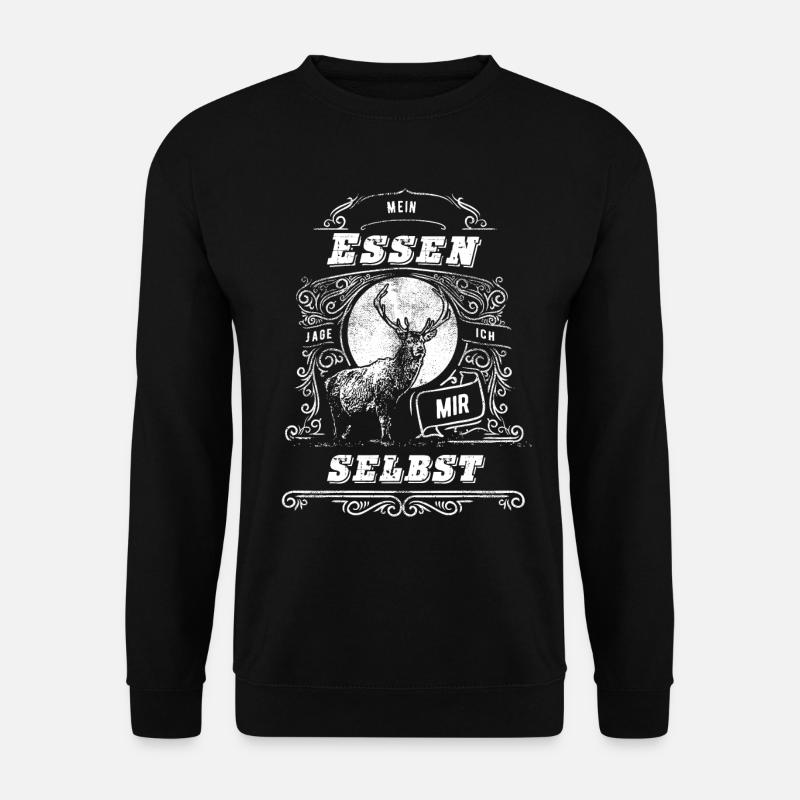 Jagen Jagt Jäger Hunting - Unisex Pullover - Schwarz