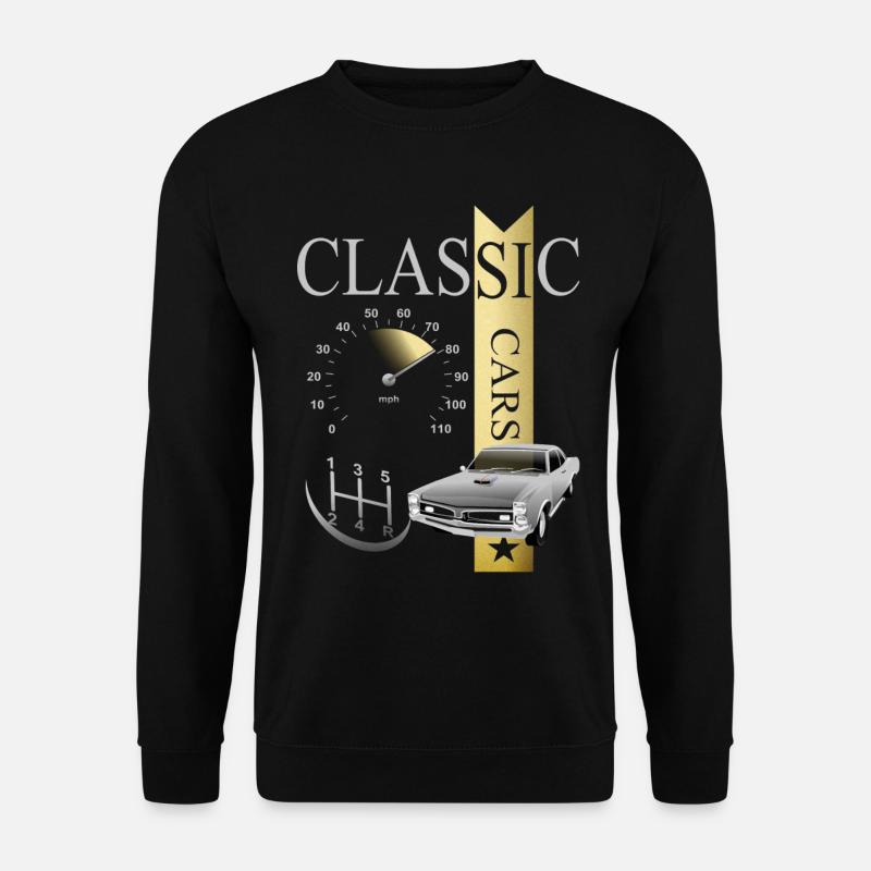 Automobile Classic Cars - Unisex Pullover - Schwarz