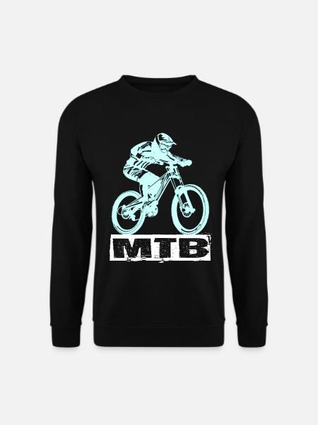 Vélo VTT - Sweat-shirt Unisexe - noir