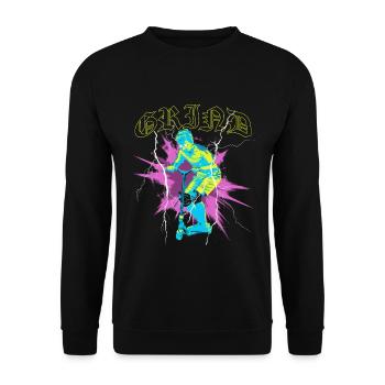 | de scooter Freestyle Cadeau pour enfants - Sweat-shirt Unisexe - noir - Devant - Alina (178cm) & Michal (187cm)