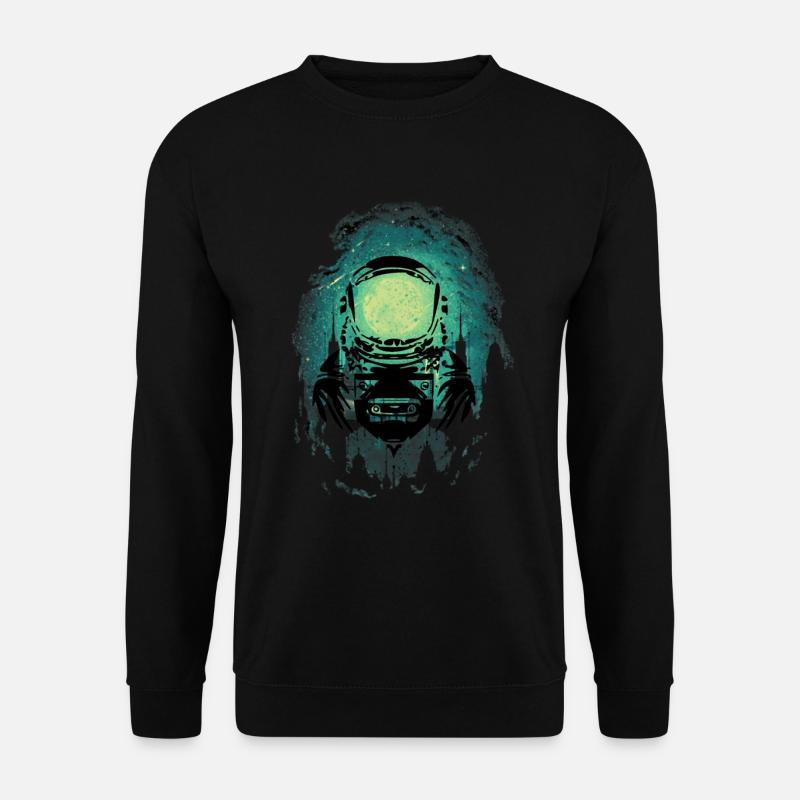 Astronaut Space - Unisex Sweatshirt - black