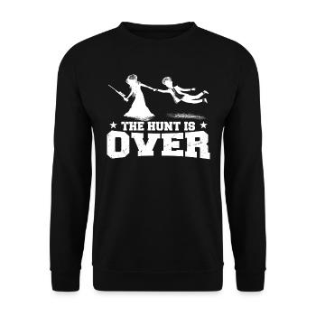 Chasse aux hommes Mariage Garçon De fête Mariée - Sweat-shirt Unisexe - noir - Devant - Alina (178cm) & Michal (187cm)