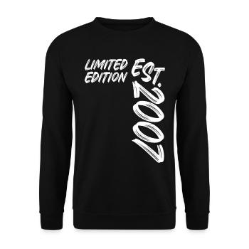 Édition limitée Est. 2007 - Sweat-shirt Unisexe - noir - Devant - Alina (178cm) & Michal (187cm)