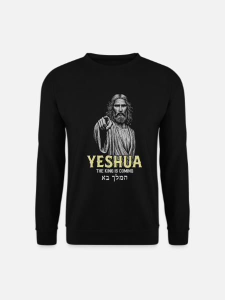 Yeshua King arrive - Sweat-shirt Unisexe - noir