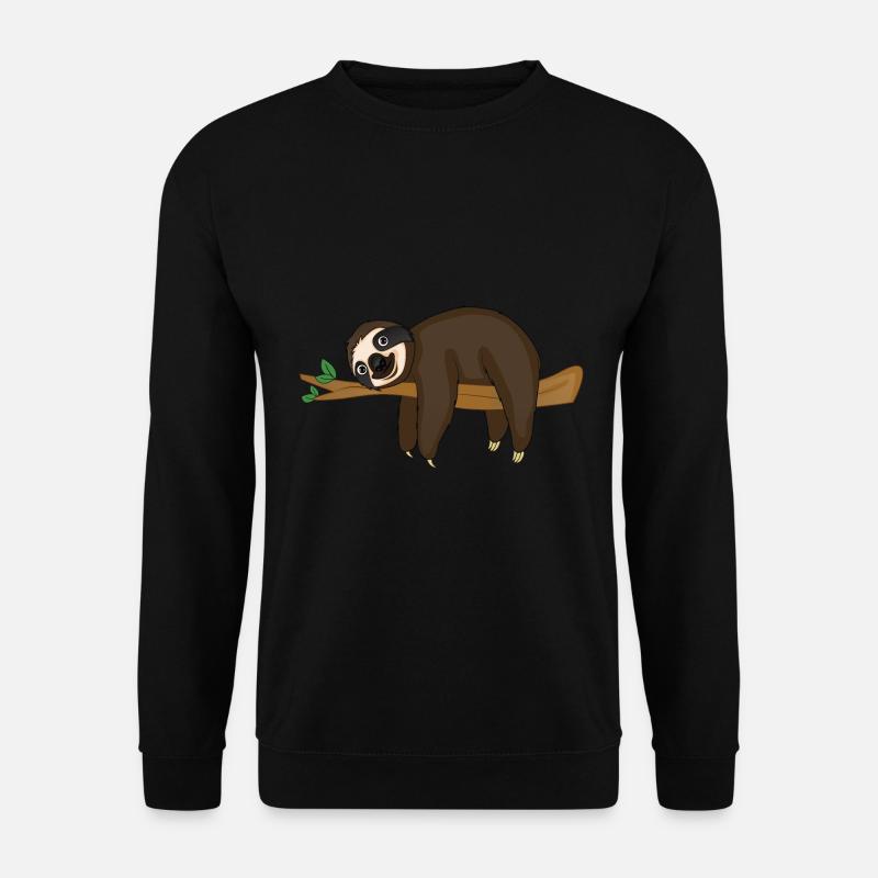 Sloth - Unisex Sweatshirt - black