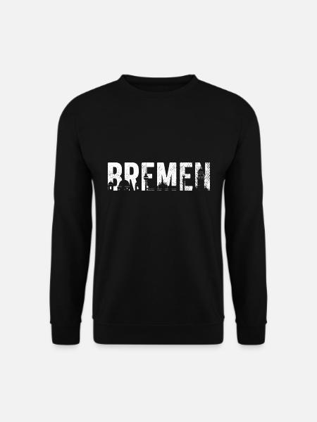 Bremen Skyline - Unisex Pullover - Schwarz