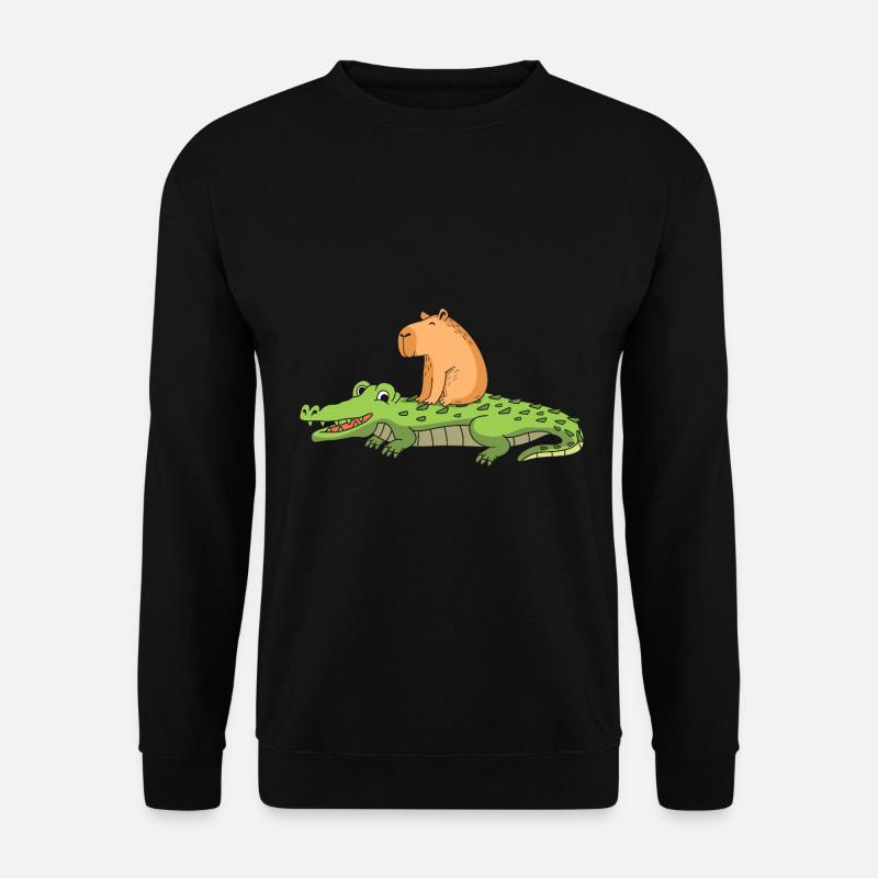 Capybara Capibara - Unisex Pullover - Schwarz