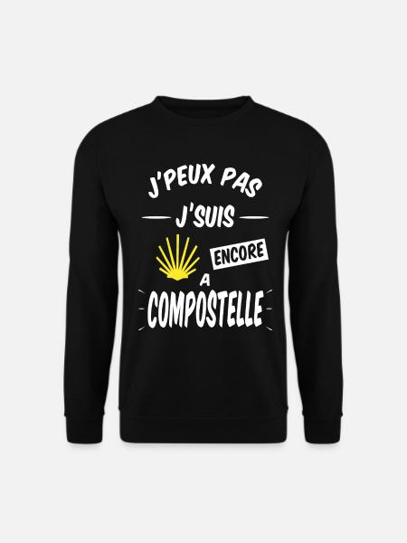 Compostelle - J'peux pas je suis à Compostelle - Sweat-shirt Unisexe - noir