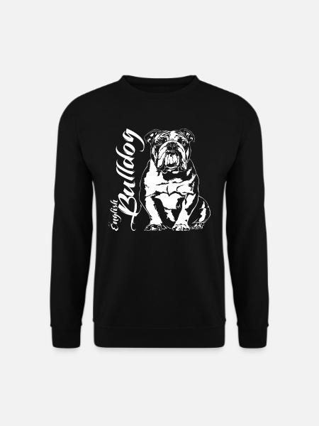 ENGLISCHE BULLDOGGE English Bulldog Wilsigns Hunde - Unisex Pullover - Schwarz