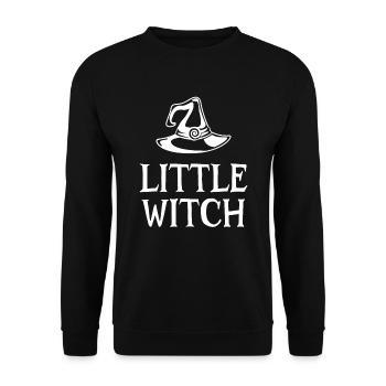 Little Witch - Unisex Sweatshirt - black - Front - Alina (178cm) & Michal (187cm)