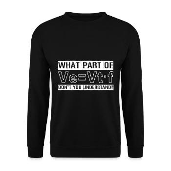 Breathing Breathing Respiratory Therapist Oxygen - Unisex Sweatshirt - black - Front - Alina (178cm) & Michal (187cm)