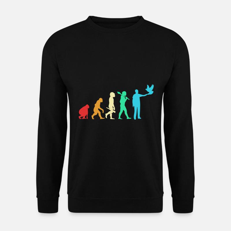 Tauben Taube - Unisex Pullover - Schwarz