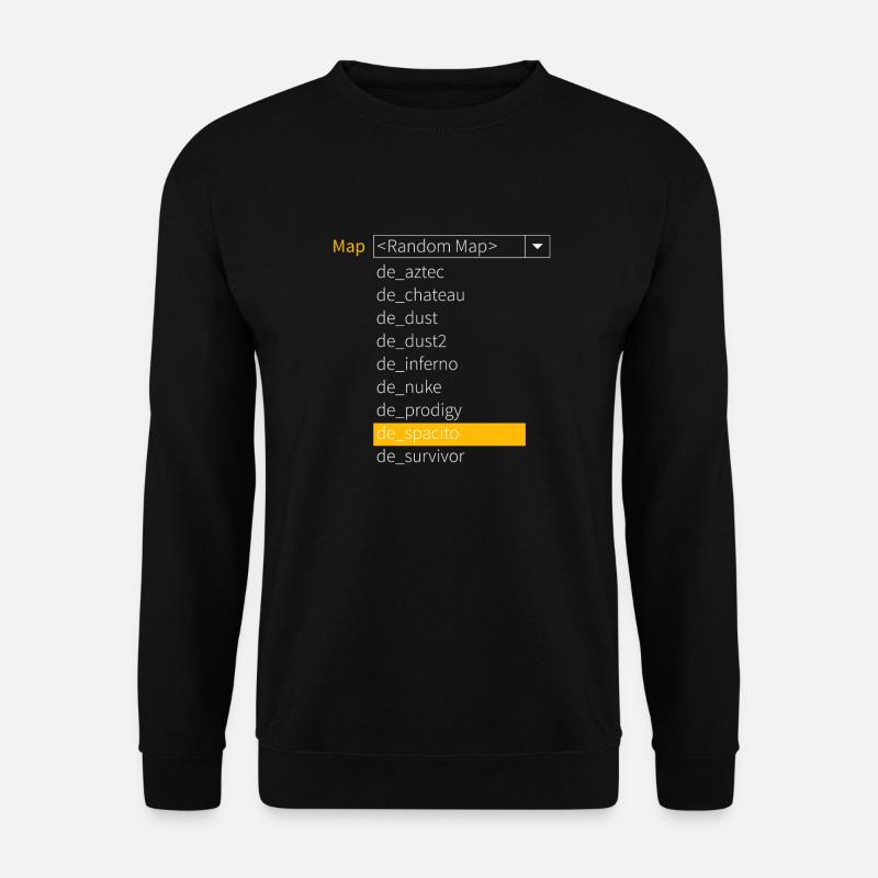 CS: "de_spacito" - Unisex Pullover - Schwarz